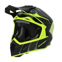 Acerbis Шлем кроссовый X-Track 22-06 Black/Fluo-Yellow в Екатеринбурге
