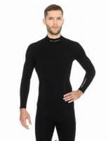 Brubeck Футболка мужская дл.рукав Wool Merino 78% Черный в Екатеринбурге