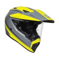 AGV Шлем AX9 E2206 V26 Pacific Road Matt Grey/Yellow Fluo/Black в Екатеринбурге