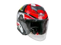 AiM Шлем открытый JK526 Red/Grey/Black в Екатеринбурге