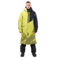 Dragonfly Плащ зимний Race Coat Man 2025 Lime-Black в Екатеринбурге