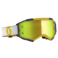Scott Очки кроссовые Fury yellow/blue yellow chrome works в Екатеринбурге