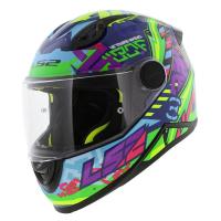 LS2 Мотошлем FF812 Kid Svent Blue Green в Екатеринбурге