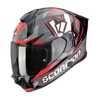 Scorpion Exo Мотошлем Exo-530 Air Rok Серый/Черный/Красный в Екатеринбурге