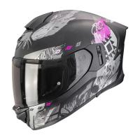 Scorpion Exo Мотошлем Exo-530 Air Hadji Черный/Серый/Розовый в Екатеринбурге