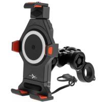 Extreme Style Мото держатель с беспроводной зарядкой anti-vibration R17W в Екатеринбурге