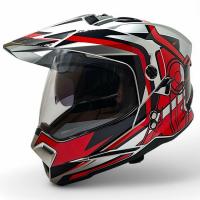AIM Шлем кросс/эндуро JK802S Red/Grey/Black в Екатеринбурге