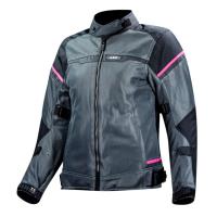LS2 Мотокуртка женская Riva Lady черно-темно-серо-розовый в Екатеринбурге