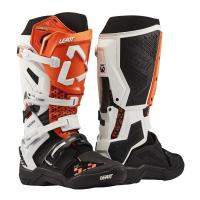 Leatt Мотоботы кроссовые 5.5 FlexLock Evo V27 White/Orange в Екатеринбурге