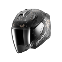 Shark Шлем Skwal I3 Jet Hellcat Mat Black/Chrome/Anthracite в Екатеринбурге