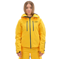 Dragonfly Куртка утепленная Gravity Premium Woman Yellow-Dark Ocean в Екатеринбурге
