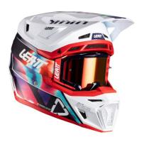 Leatt Шлем кроссовый 8.5 Royal Blue-Red V26 + очки Velocity 5.5 в Екатеринбурге