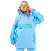 Dragonfly Куртка-анорак сноубордическая DF Uktus Woman Blue - Pink в Екатеринбурге