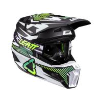 Leatt Шлем кроссовый 3.5 V26 Storm Teal + очки Vizion 3.5 в Екатеринбурге