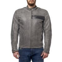 Moteq Куртка кожаная Defender grey в Екатеринбурге