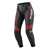Shima Мотоштаны Кожаные женские Miura 2.0 Black/Red в Екатеринбурге