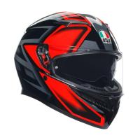 AGV Шлем K3 Compound Black/Red в Екатеринбурге