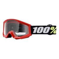 100% Очки детские Strata Mini Goggle Red/Clear Lens 2025 в Екатеринбурге