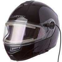 LS2 Мотошлем снегоходный FF325 Strobe Electric Snow Solid Черный в Екатеринбурге