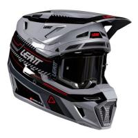Leatt Шлем кроссовый 8.5 Grey V26 + очки Velocity 5.5 в Екатеринбурге