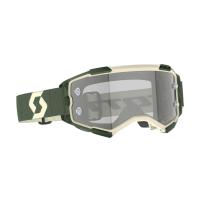 Scott Очки кроссовые Fury LS kaki green/light sensitive grey works в Екатеринбурге