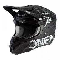 Oneal Шлем кроссовый 5Series Polyacrylite Черный/Белый в Екатеринбурге