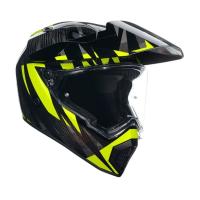 AGV Шлем AX9 E2206 V26 Steppa Carbon/Grey/Yellow Fluo в Екатеринбурге