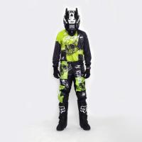 Grom Штаны кроссовые подростковые MX Religion lime в Екатеринбурге