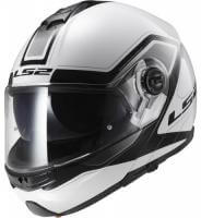 LS2 Мотошлем снегоходный FF325 Strobe Electric Snow Civik Черный/Белый в Екатеринбурге