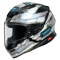 Shoei Мотошлем NXR 2 Fortress серо-черно-голубой в Екатеринбурге