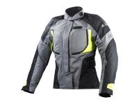 LS2 Мотокуртка женская Phase Lady Jacket серо-чёрно-жёлтый в Екатеринбурге