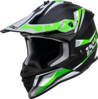 IXS шлем кроссовый 362 2.0 Черно-зеленый-белый в Екатеринбурге