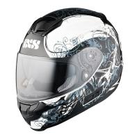 IXS Мотошлем HX 215 Curl Черный/Белый в Екатеринбурге