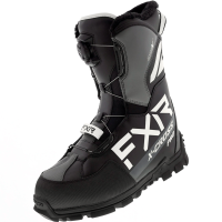FXR Ботинки снегоходные X-Cross Pro BOA с утеплителем Black/White в Екатеринбурге