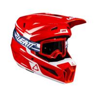 Leatt Шлем кроссовый 3.5 V26 Red + очки Vizion 3.5 в Екатеринбурге