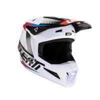 Leatt Шлем кроссовый Moto 2.5 Helmet Black/White 2024 в Екатеринбурге