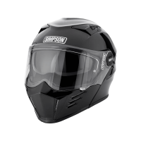 Simpson Шлем модуляр Darksome Gloss Black в Екатеринбурге