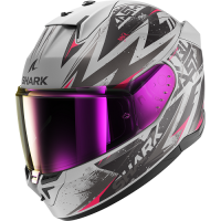 Shark Шлем D-Skwal 3 Blast-R Mat Silver/Violet/Black в Екатеринбурге