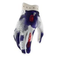 100% Мотоперчатки текстильные ITrack Blue/White 2026 в Екатеринбурге