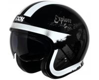 IXS Мотошлем открытый iXS 880 2.2 черно-серебристый в Екатеринбурге
