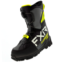 FXR Ботинки снегоходные X-Cross Pro BOA с утеплителем Black/Hi Vis в Екатеринбурге