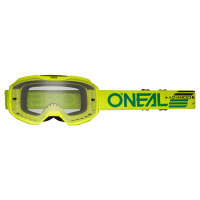 Oneal Маска кроссовая B-10 Solid V.24, желтый, прозрачные линзы Antifog, с защитой от уф лучей в Екатеринбурге