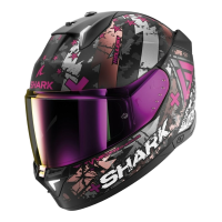 Shark Шлем Skwal i3 Hellcat Mat Black/Chrome/Violet в Екатеринбурге