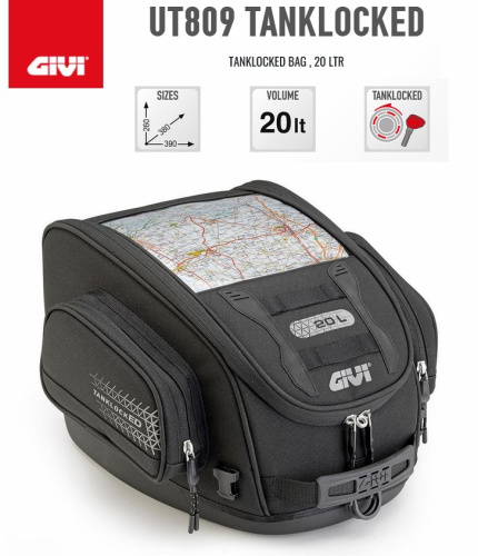 Givi Сумка на бак Tanklocked UT809 20л в Екатеринбурге