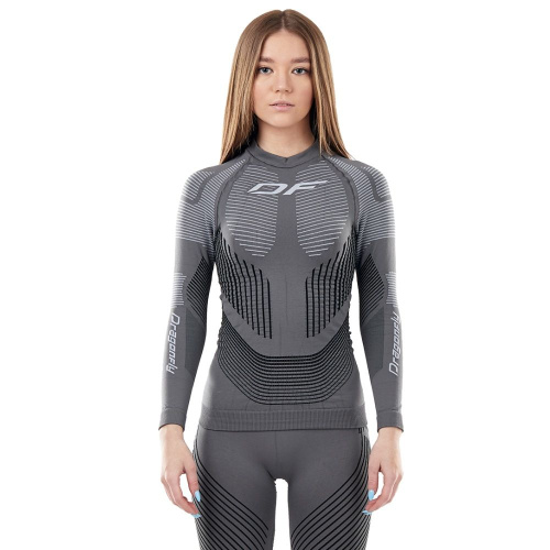 Dragonfly Термофутболка DF 3DThermo Grey с длинным рукавом Woman в Екатеринбурге