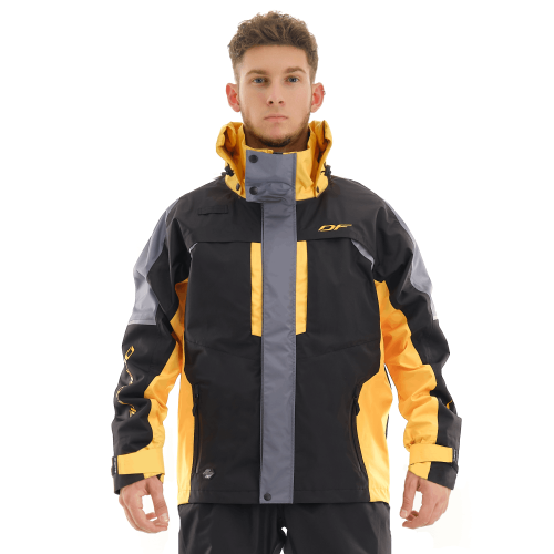 Dragonfly Куртка мембранная Quad Pro Black-yellow в Екатеринбурге