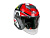 AiM Шлем открытый JK526 Red/Grey/Black в Екатеринбурге