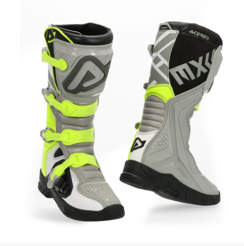 Acerbis Мотоботы кроссовые X-Team Grey/Yellow в Екатеринбурге