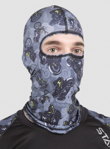 Starks Подшлемник Light Print Moto Серый принт в Екатеринбурге