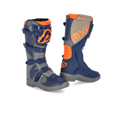 Acerbis Мотоботы кроссовые X-Team Blue/Grey в Екатеринбурге
